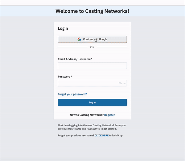 A pop-up window showing a list of Google accounts to choose from.