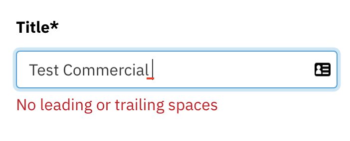 Typescript Trim Leading And Trailing Spaces